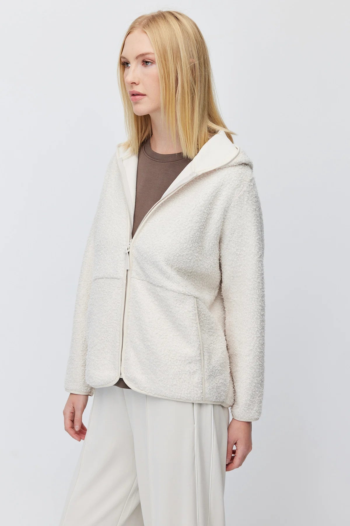 Women's Hooded Plush Fleece Sweatshirt