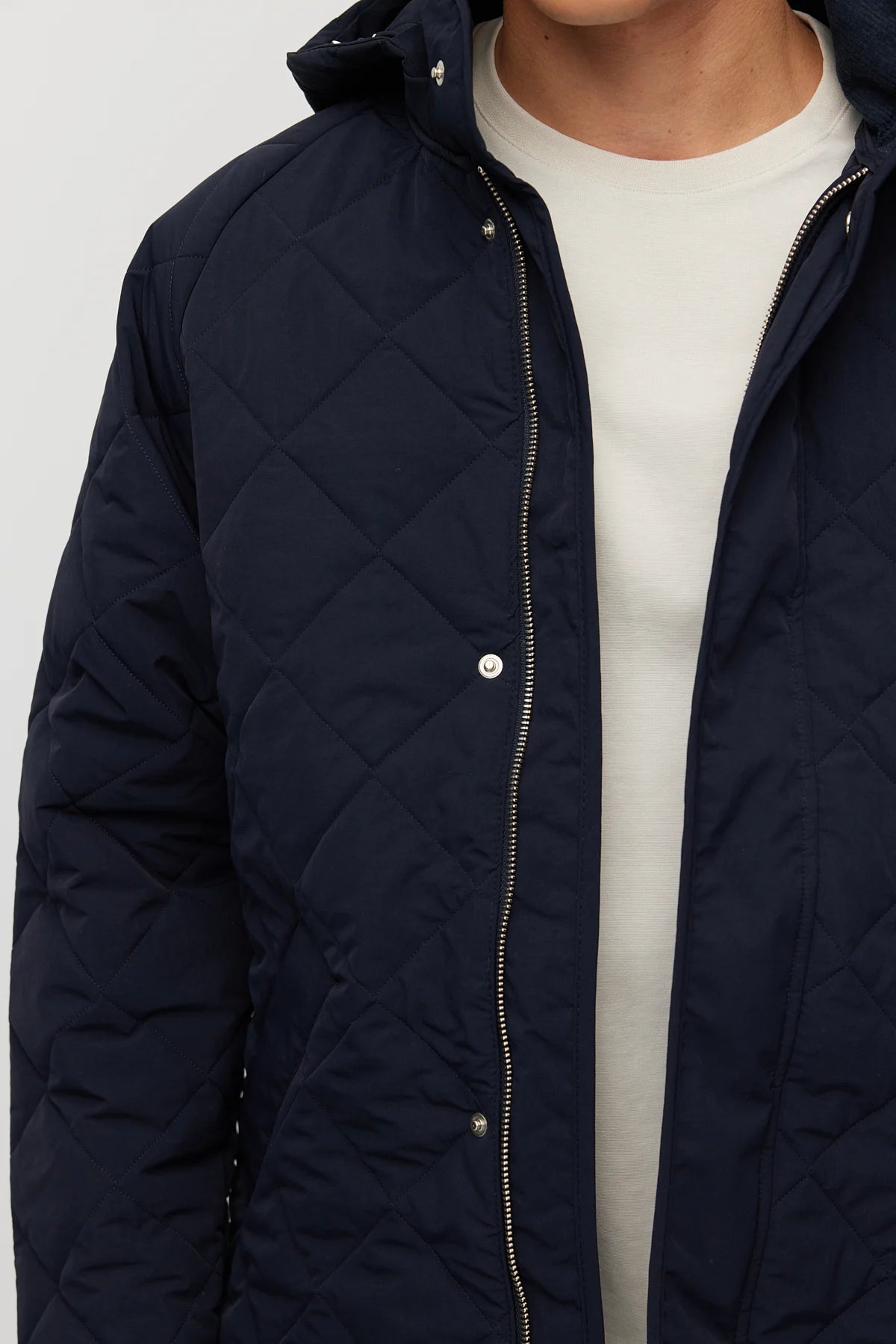 Men's Hooded Quilted Jacket