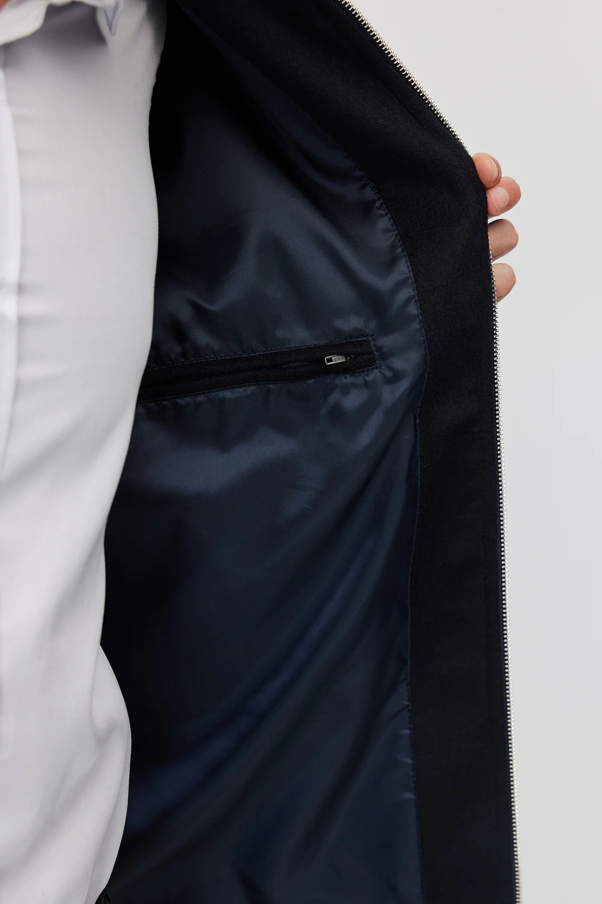 Men's Classic Collar Zip-Up Jacket