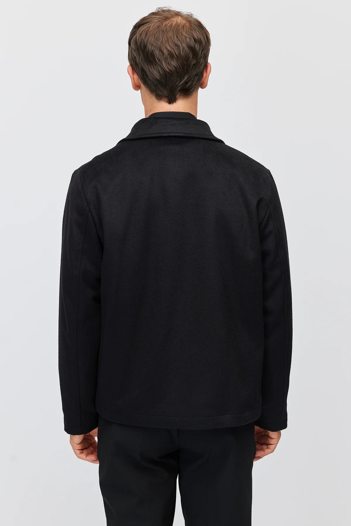 Men's Classic Collar Zip-Up Jacket