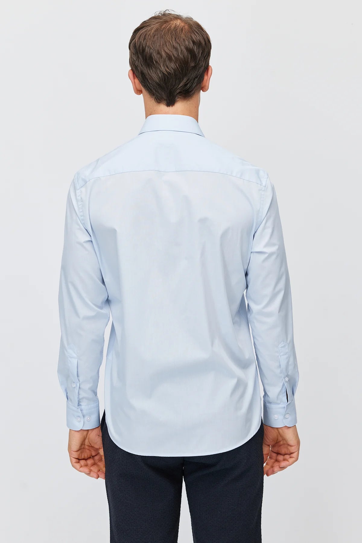 Men's Classic Collar Plain Shirt