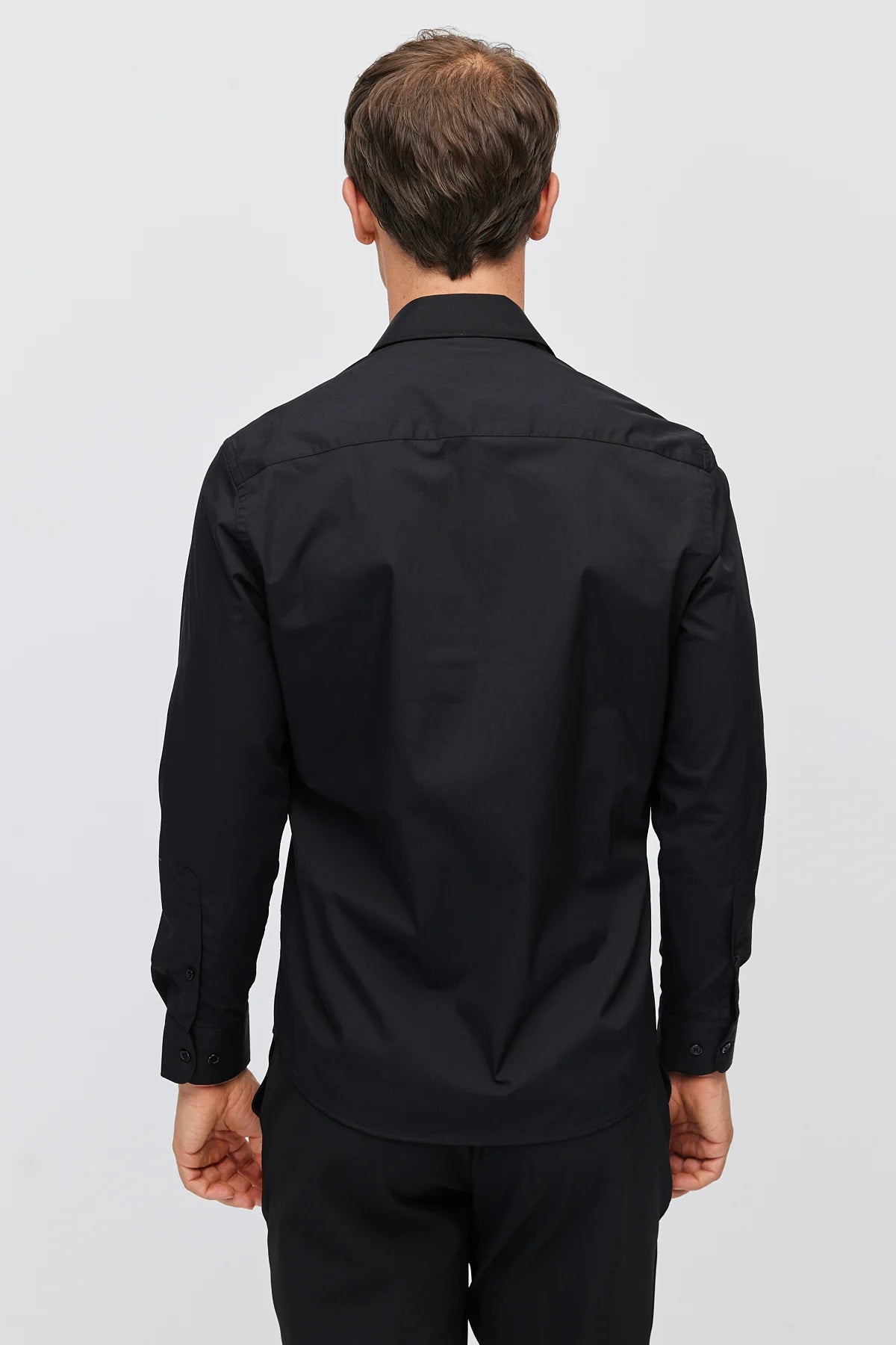 Men's Classic Collar Plain Shirt