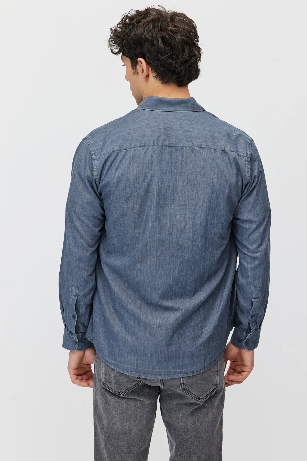 Men's washable regular shirt