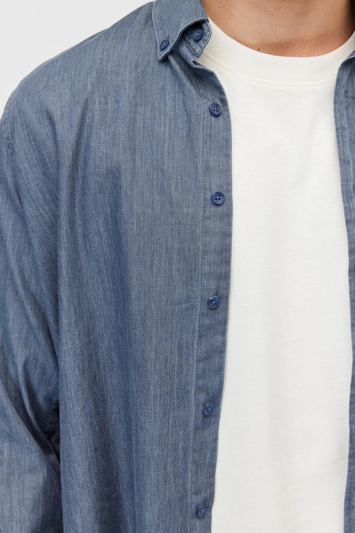 Men's washable regular shirt
