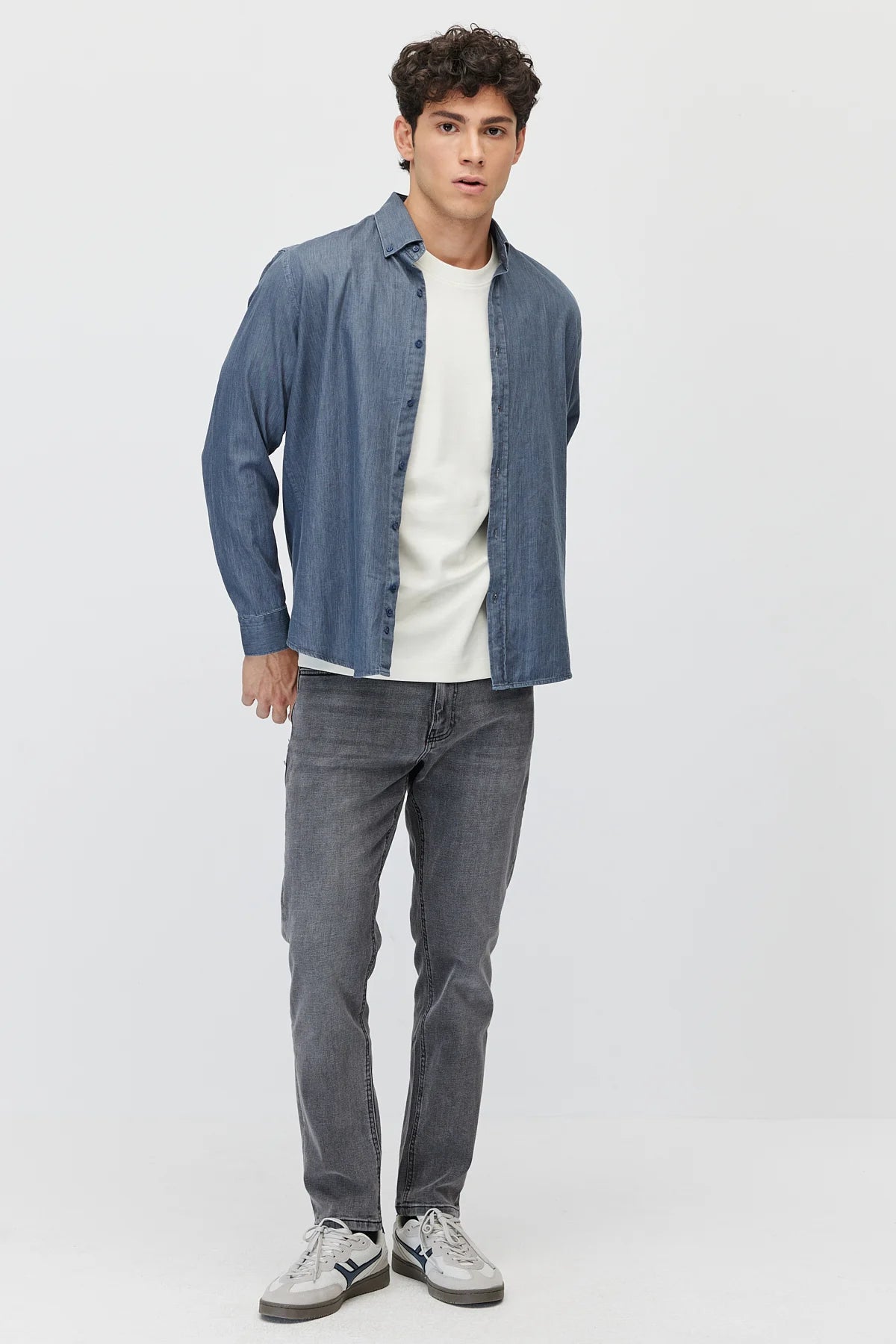 Men's washable regular shirt