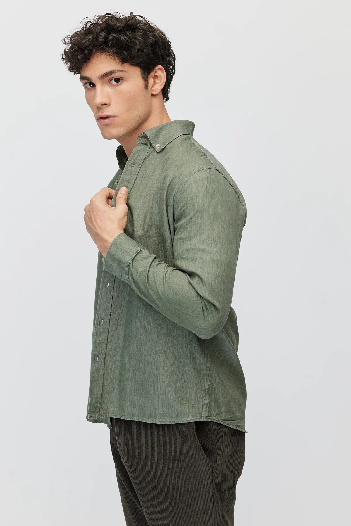 Men's washable regular shirt