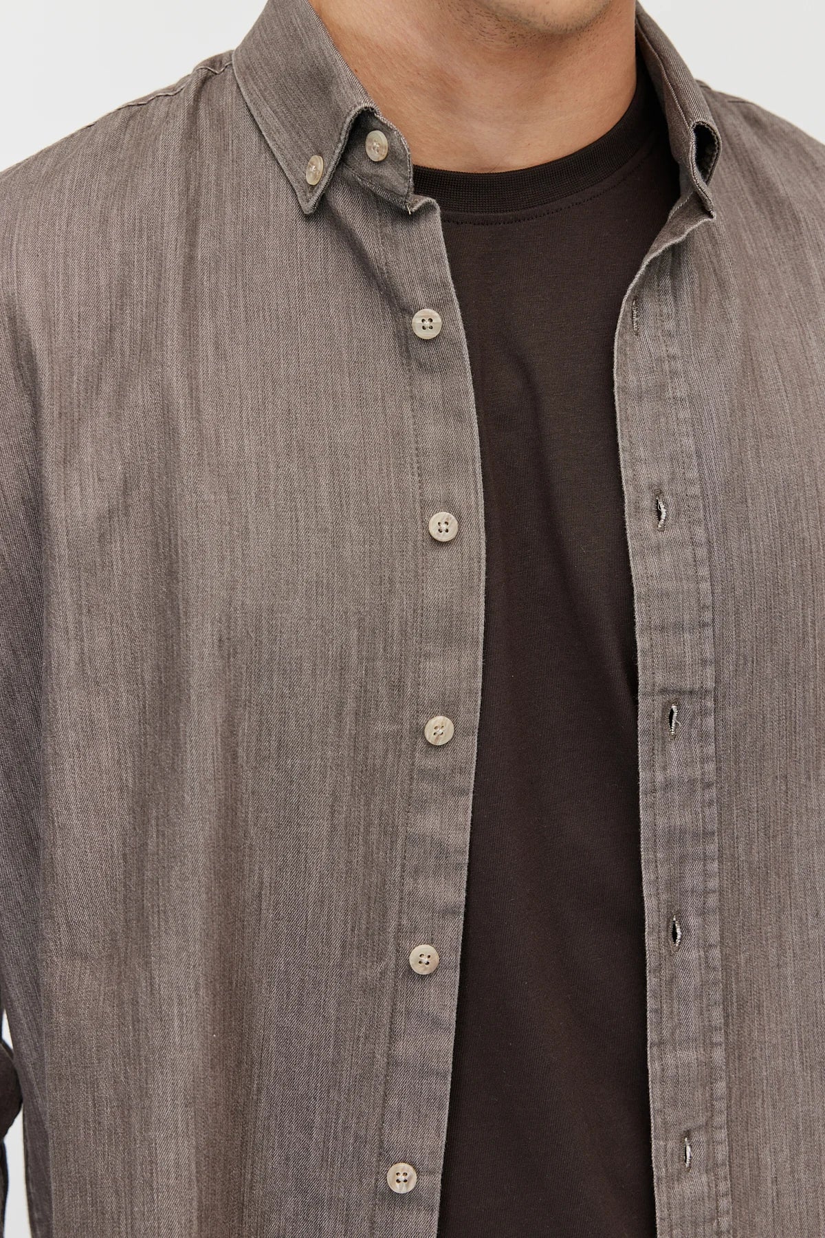 Men's washable regular shirt