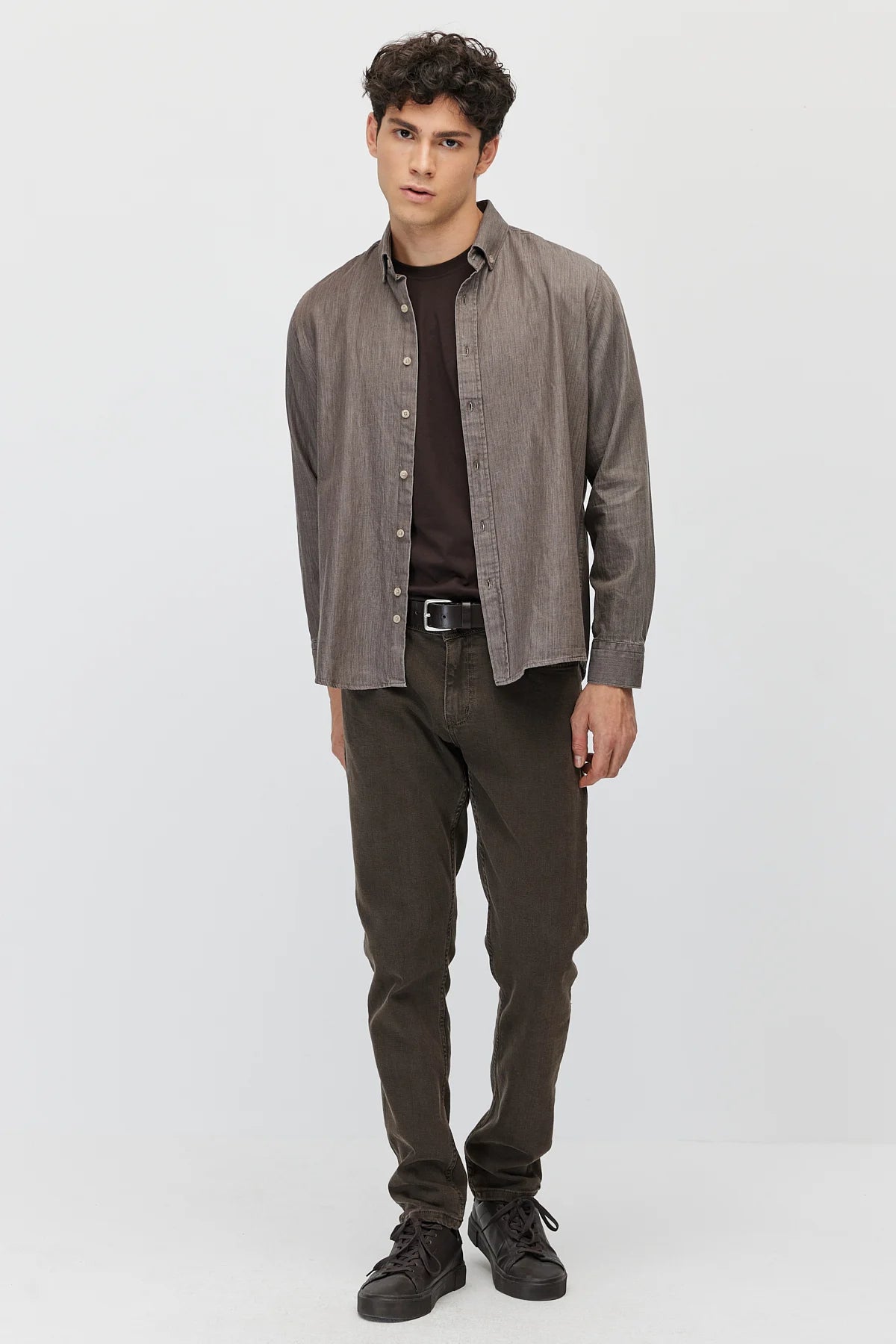Men's washable regular shirt