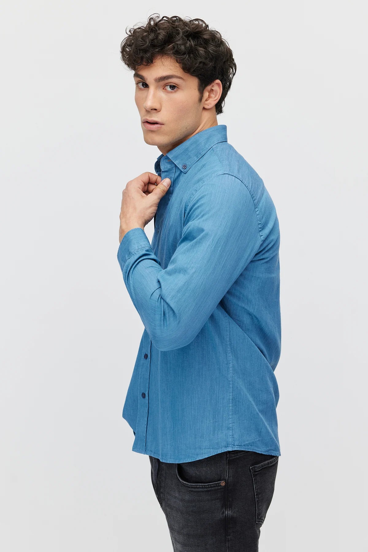 Men's washable regular shirt