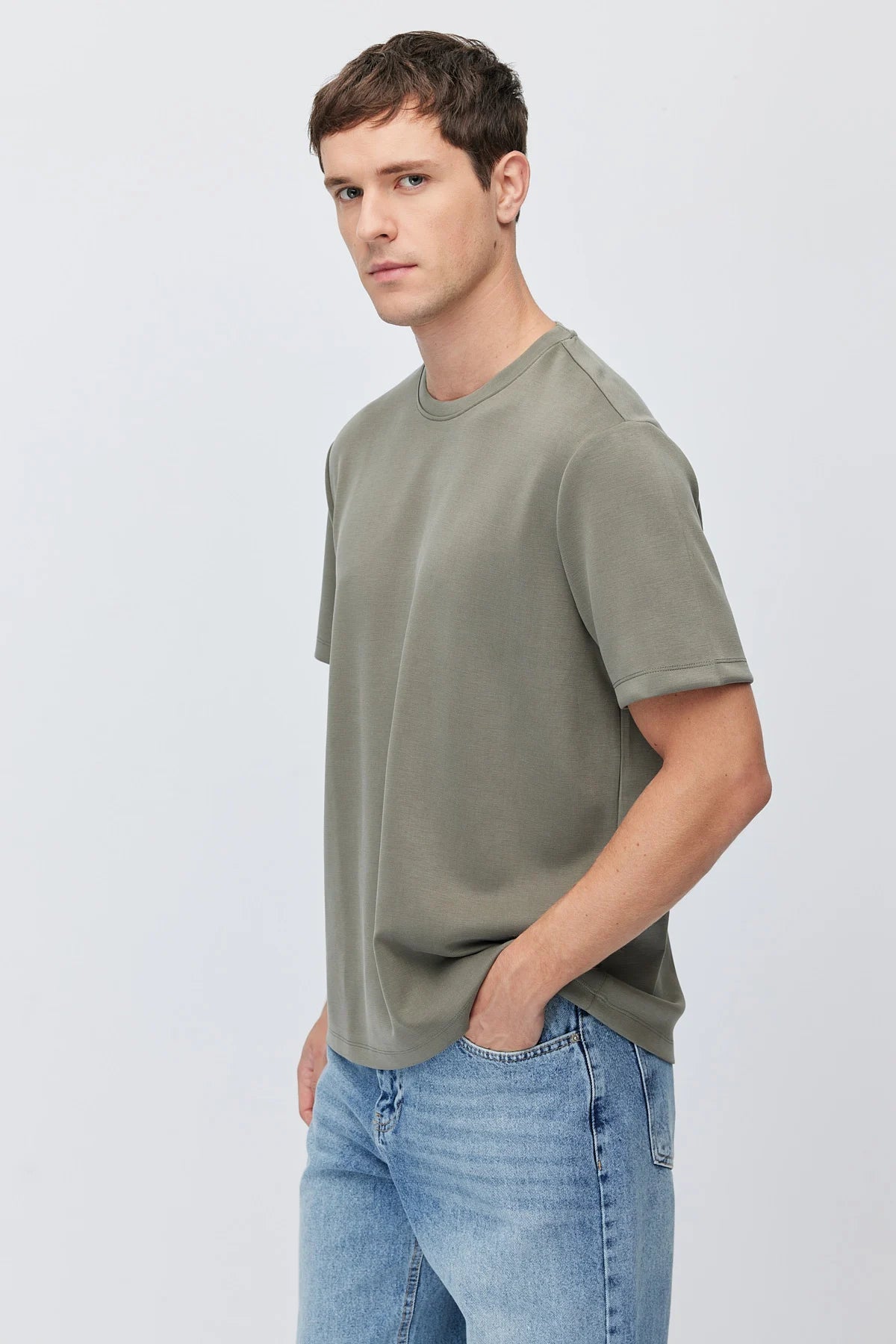 Men's Crew Neck Basic T-Shirt