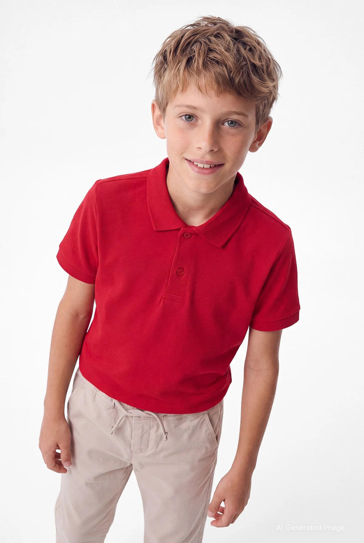 Unisex Çocuk Polo Tişörtü