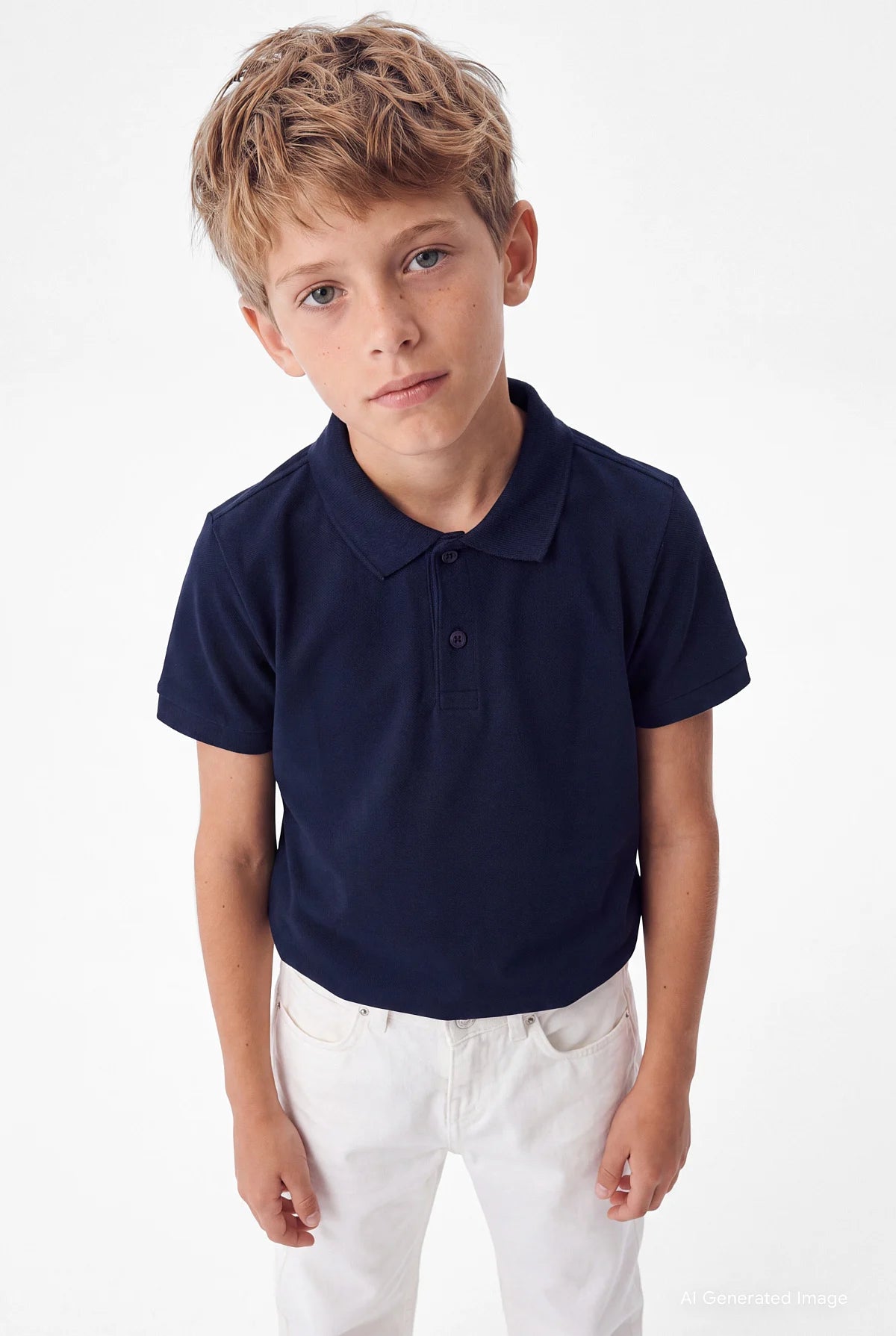 Unisex Çocuk Polo Tişörtü