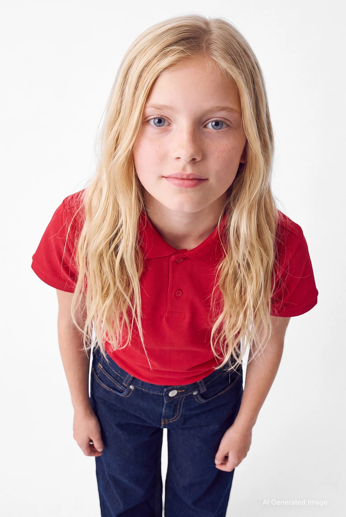 Unisex Çocuk Polo Tişörtü