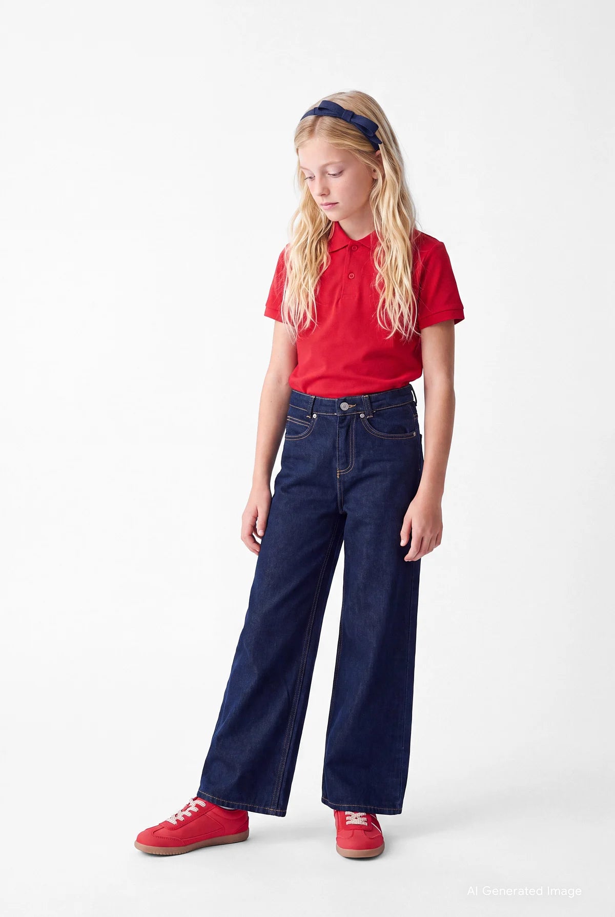 Unisex Çocuk Polo Tişörtü