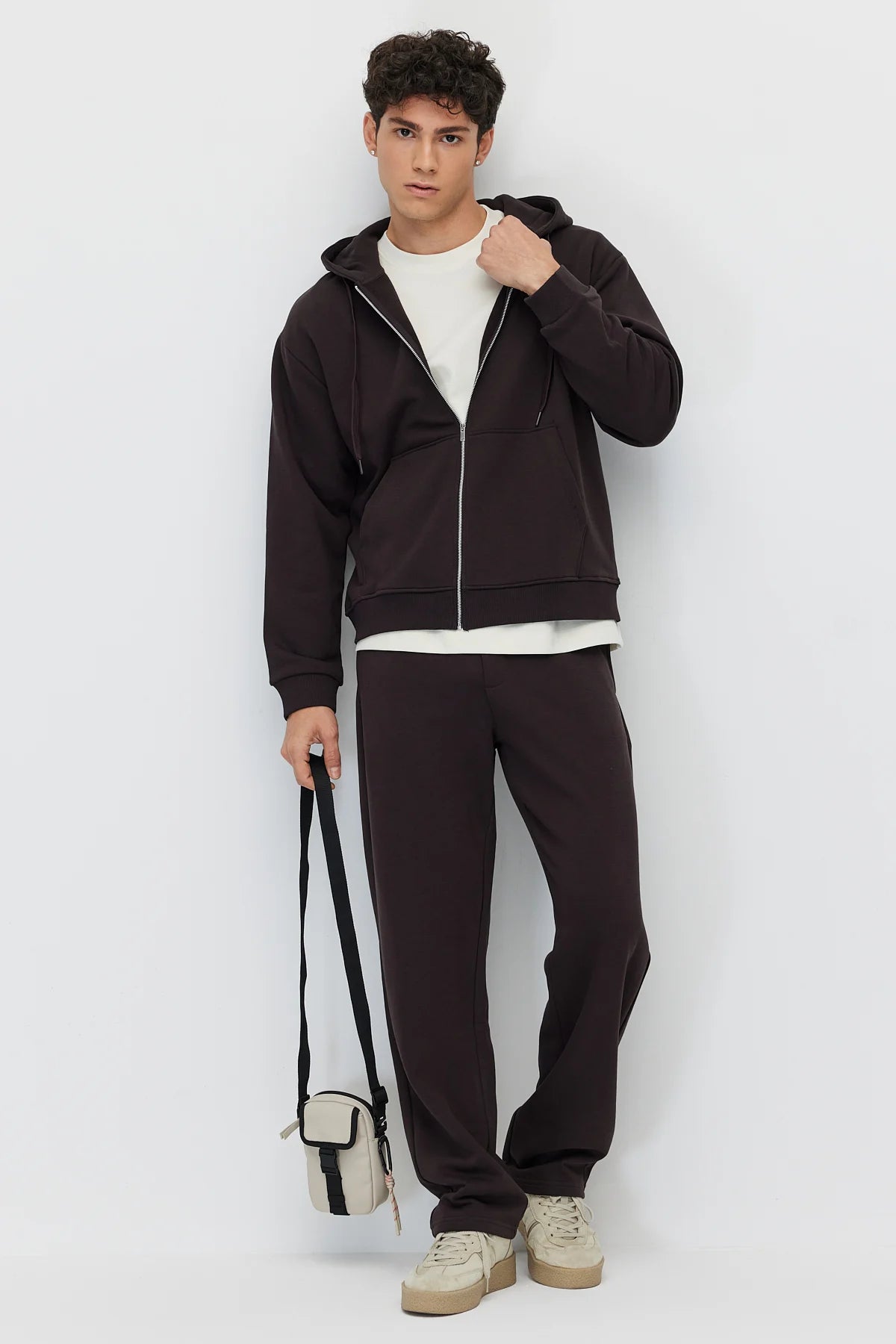 Men's Hooded Zip-up Sweatshirt