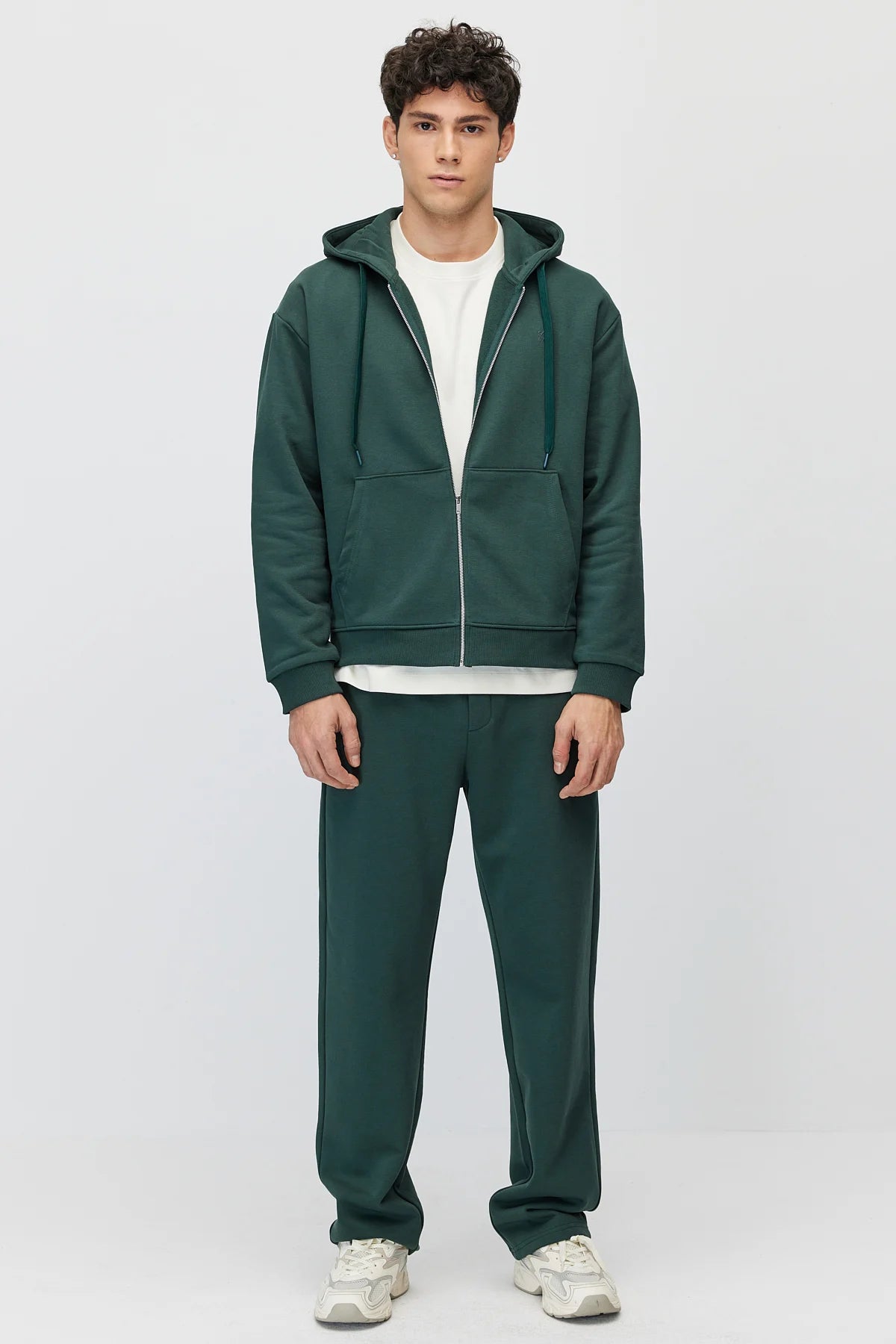 Men's Hooded Zip-up Sweatshirt