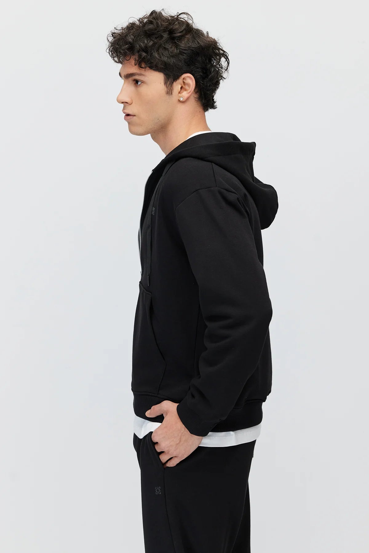 Men's Hooded Zip-up Sweatshirt