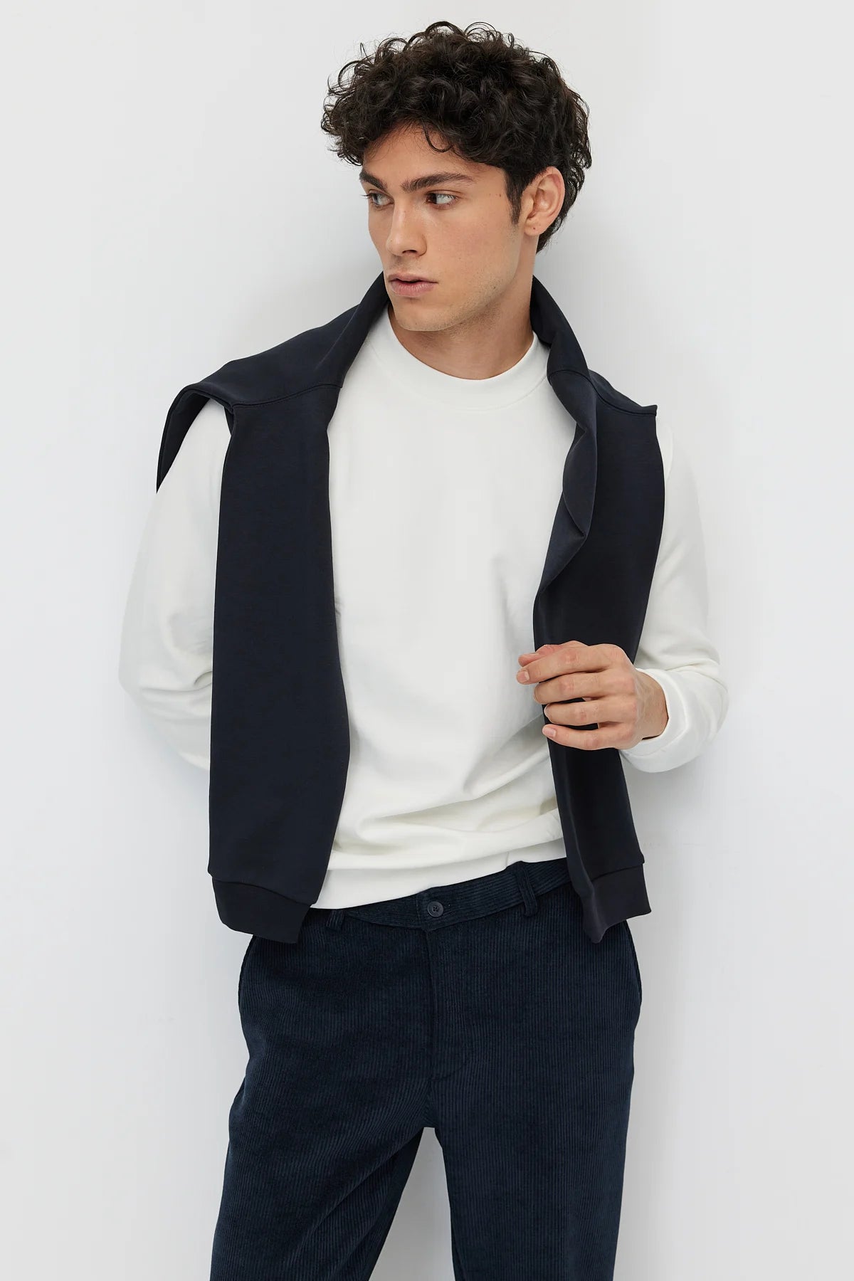 Men's Crew Neck Basic Sweatshirt