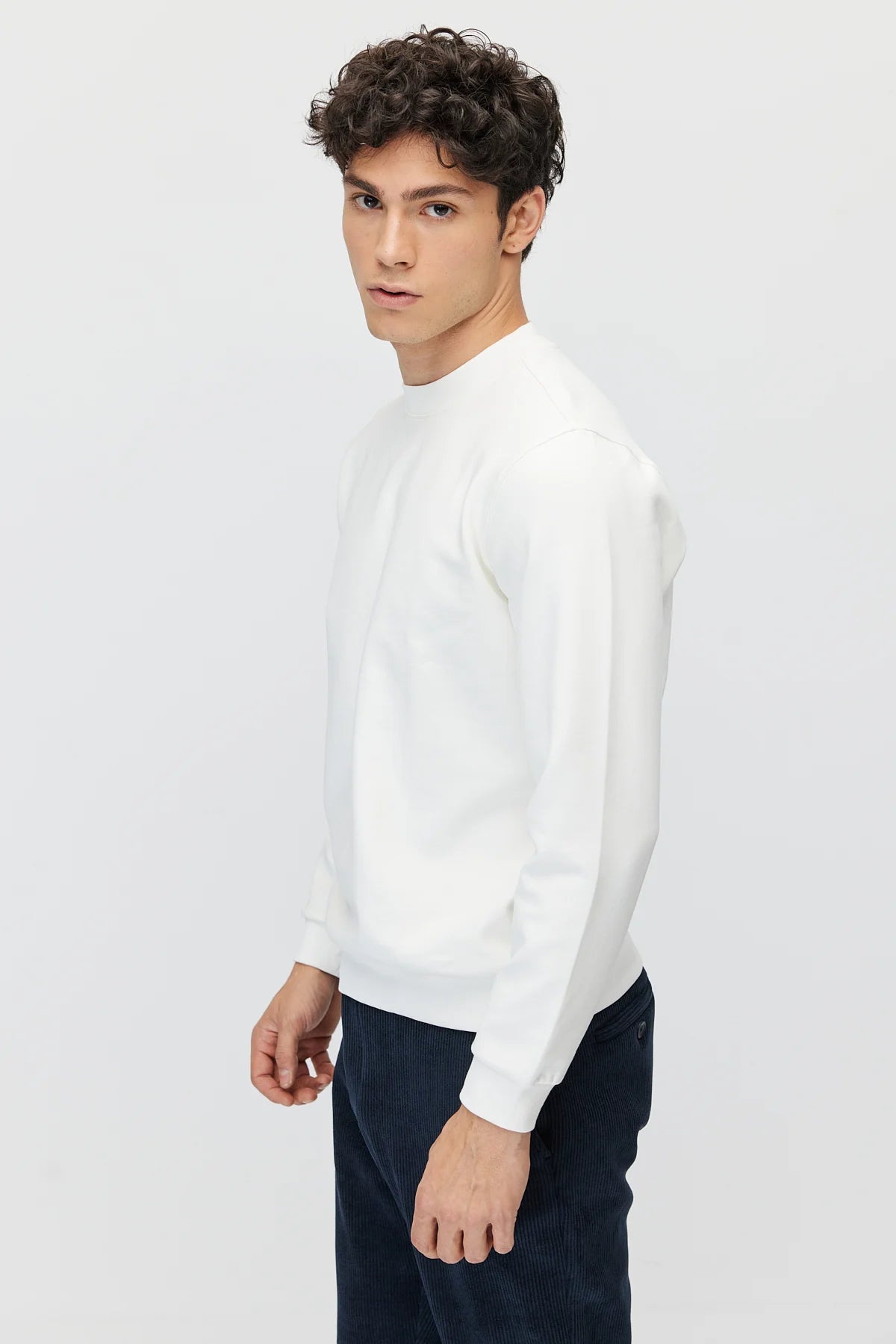 Men's Crew Neck Basic Sweatshirt