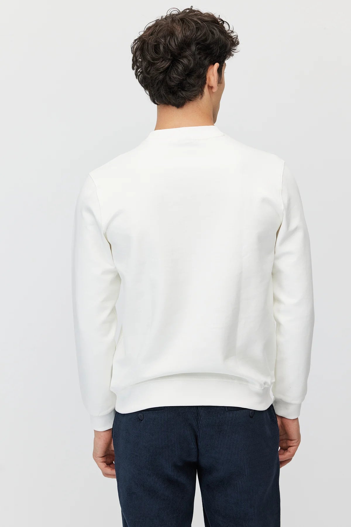 Men's Crew Neck Basic Sweatshirt