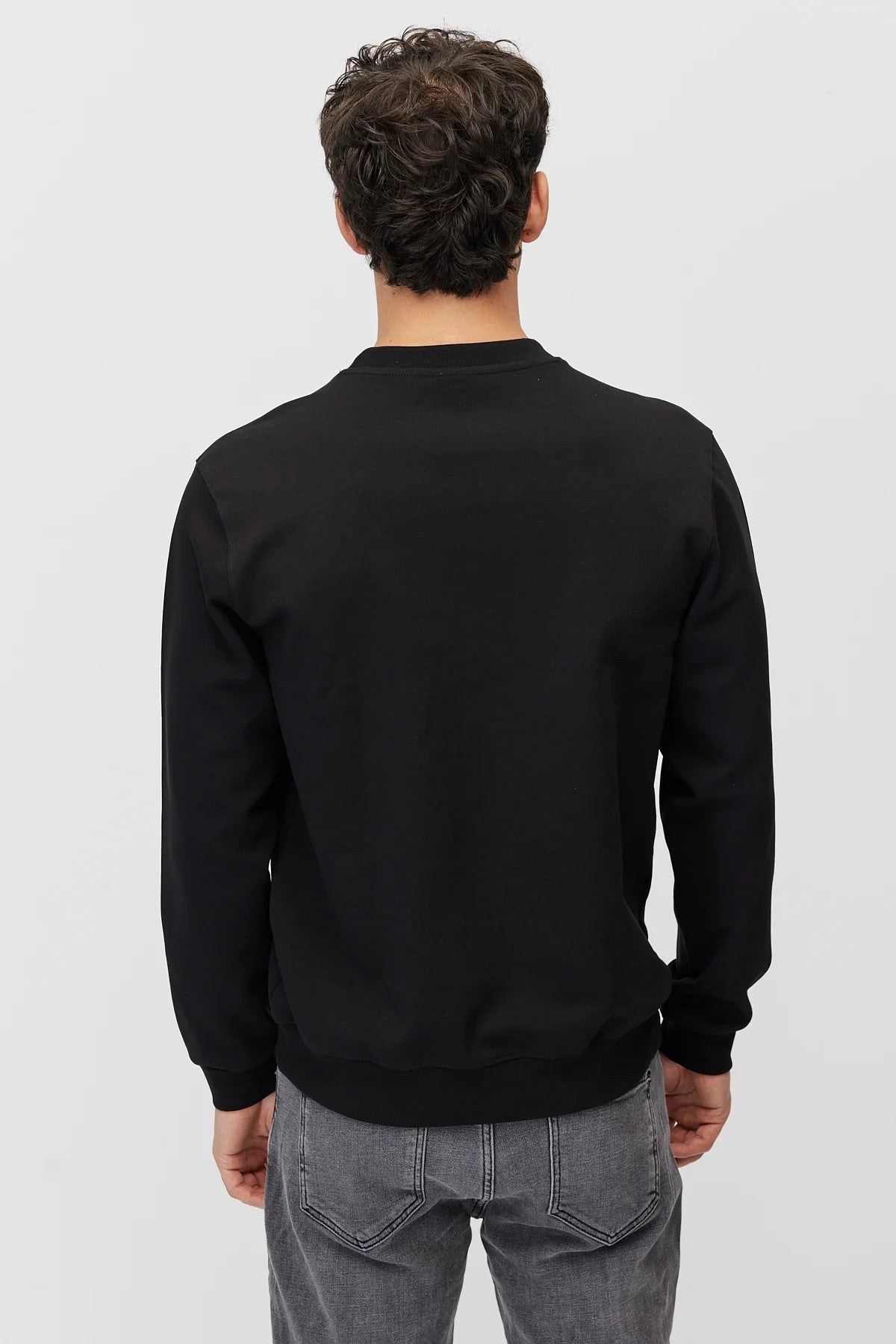 Men's Crew Neck Basic Sweatshirt