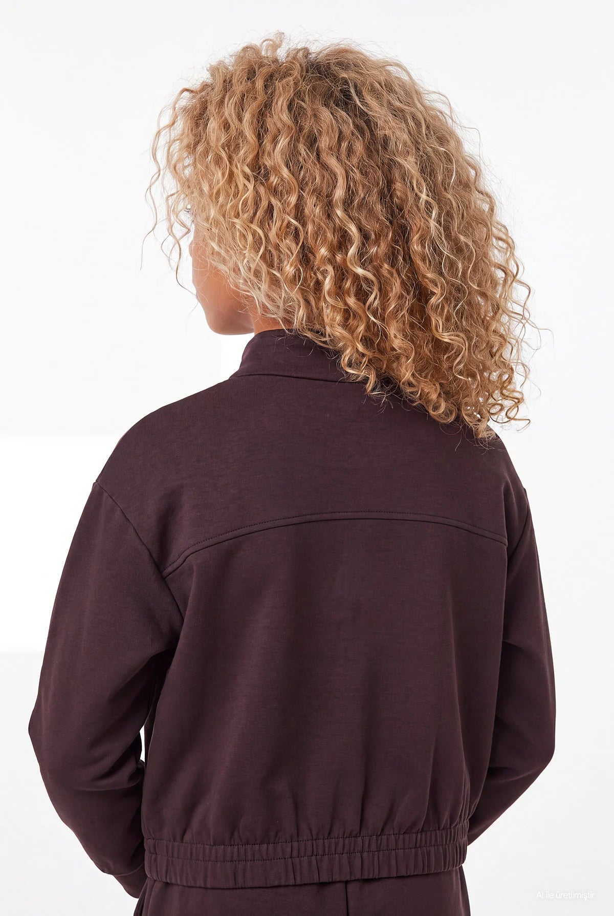 Girls' Hooded Sweatshirt with  Pocket and Zipper