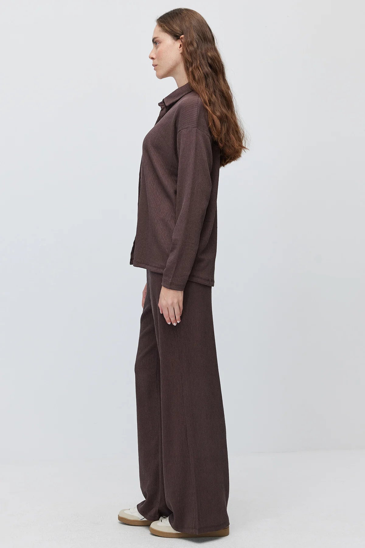 Women's elastic-waist modal trousers
