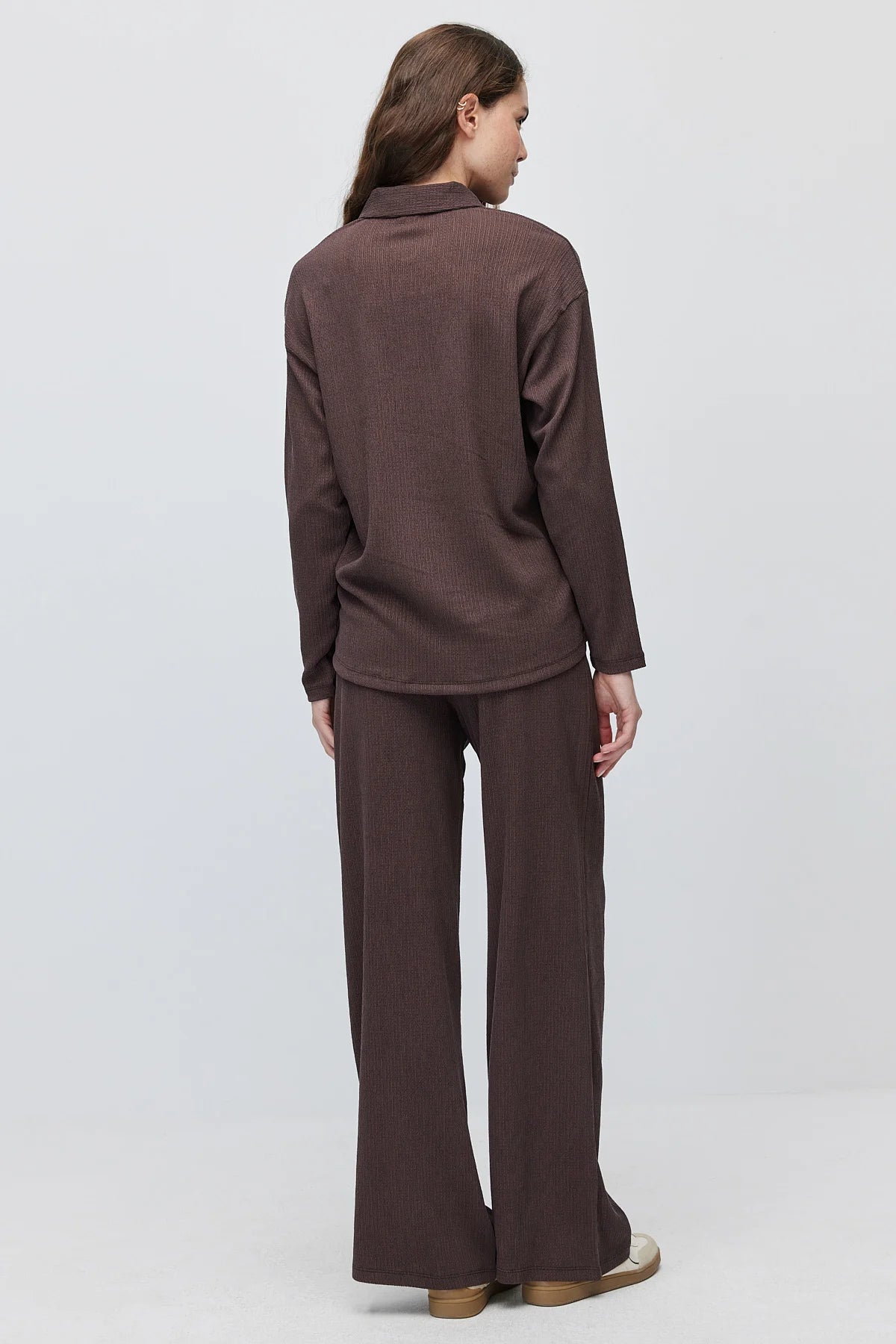 Women's elastic-waist modal trousers