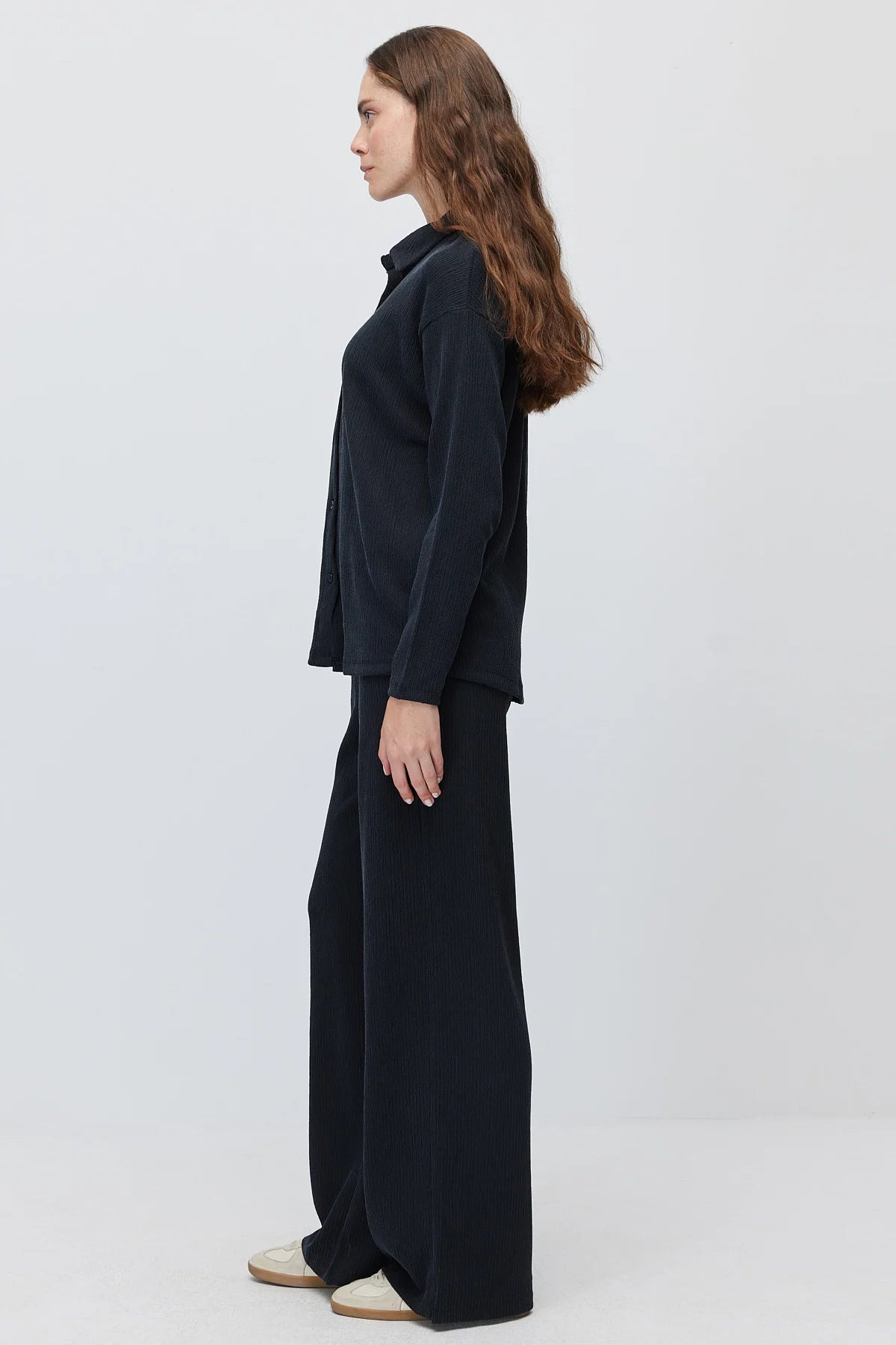 Women's elastic-waist modal trousers