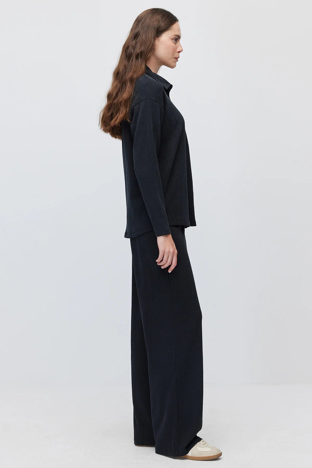 Women's elastic-waist modal trousers