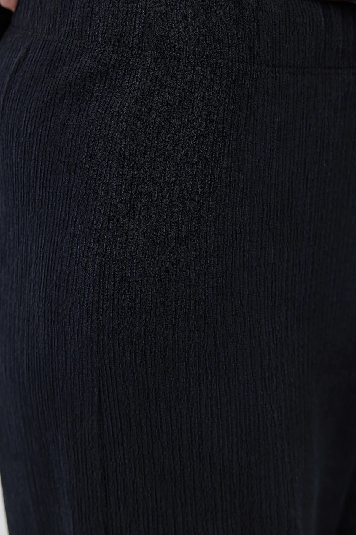 Women's elastic-waist modal trousers
