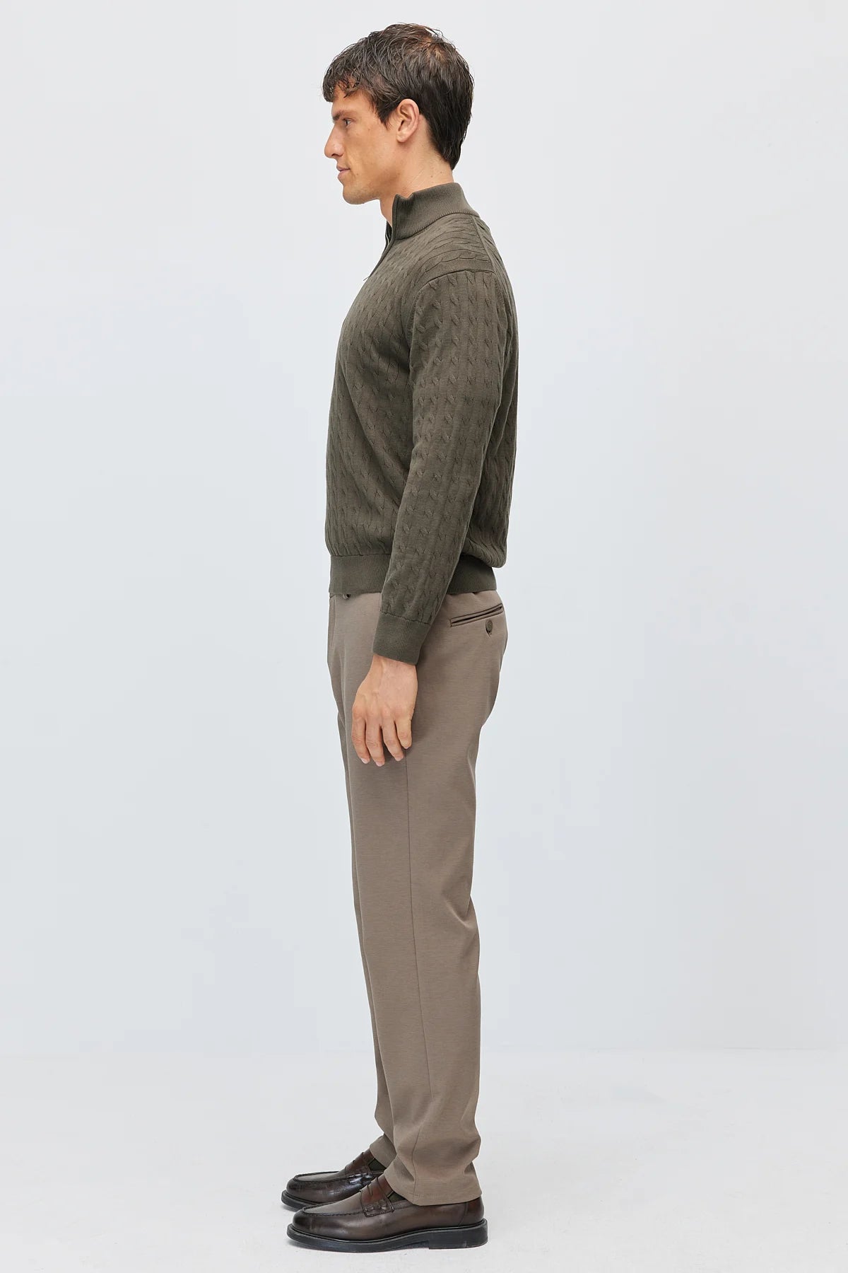 Men's Regular Straight Leg Trousers