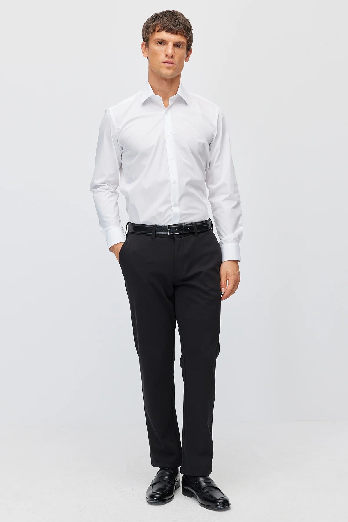 Men's Regular Straight Leg Trousers