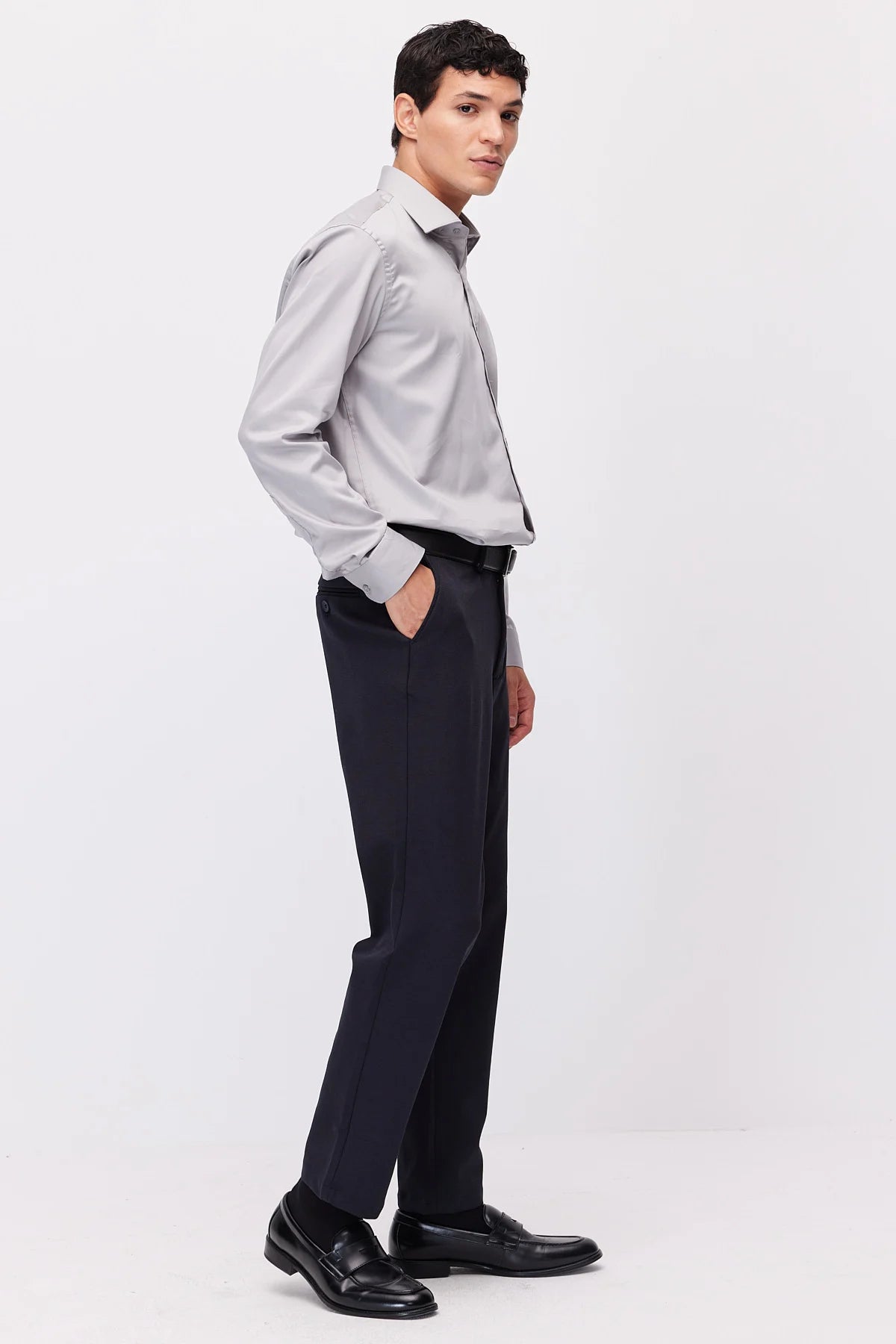 Men's Regular Straight Leg Trousers