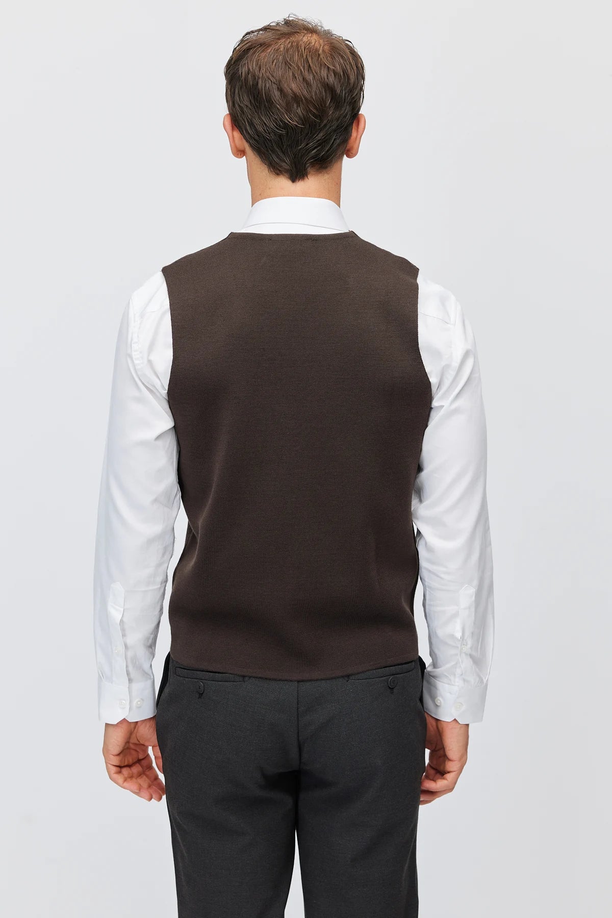 Men's Button-Down Knit Vest