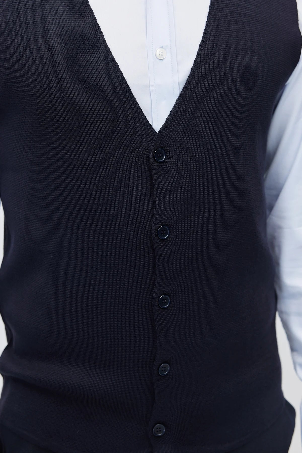 Men's Button-Down Knit Vest