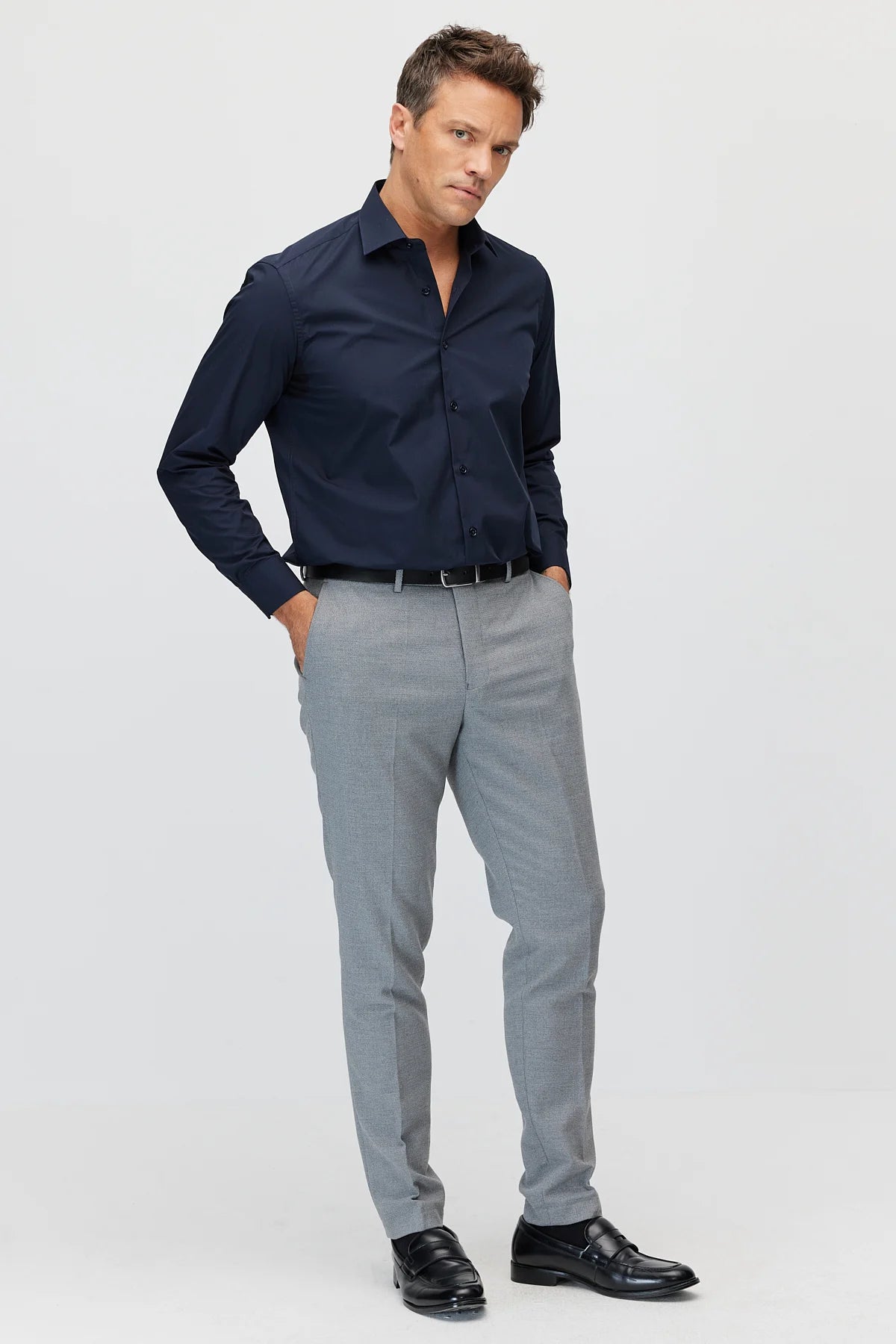 Men's classic dress trousers
