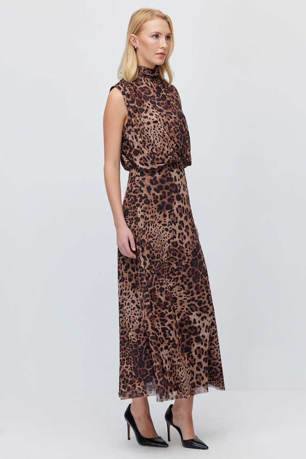 Women's Patterned Chiffon Maxi Skirt