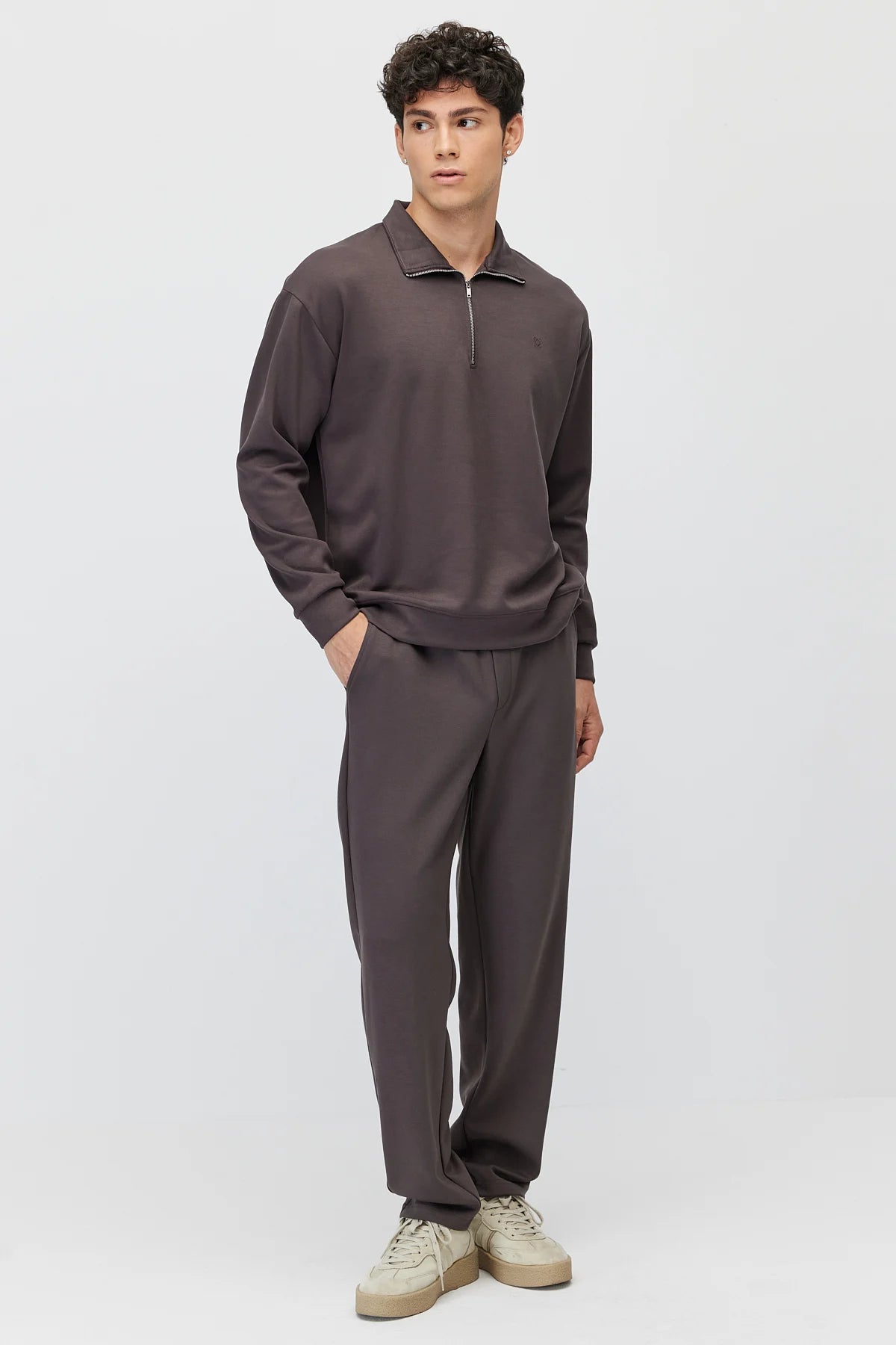 Men's Sweatpants With Drawstring Elastic Waistband