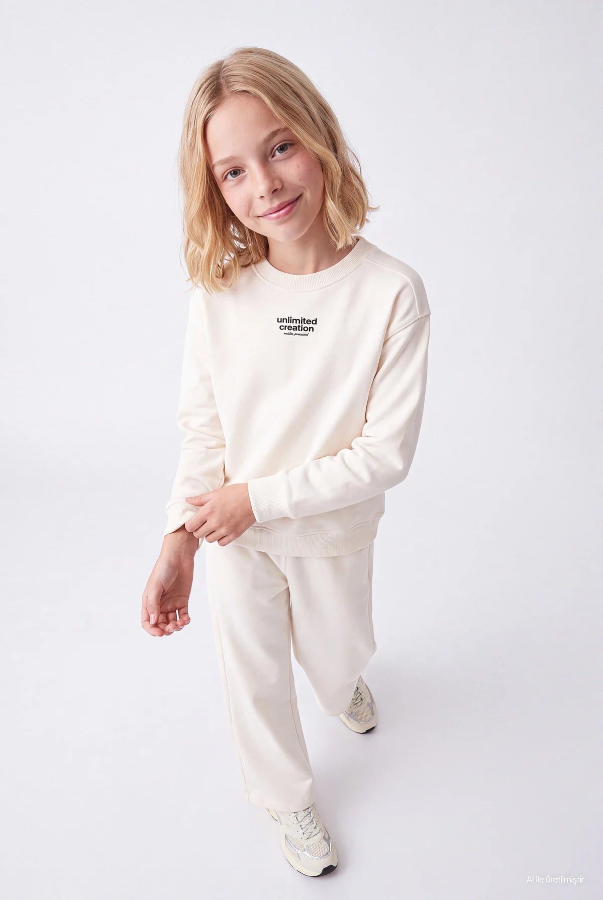 Girls' Loose-Fit Sweatpants