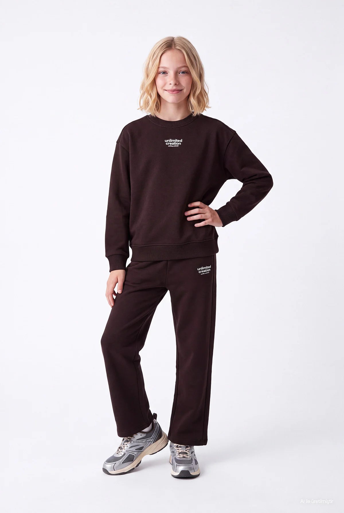 Girls' Loose-Fit Sweatpants