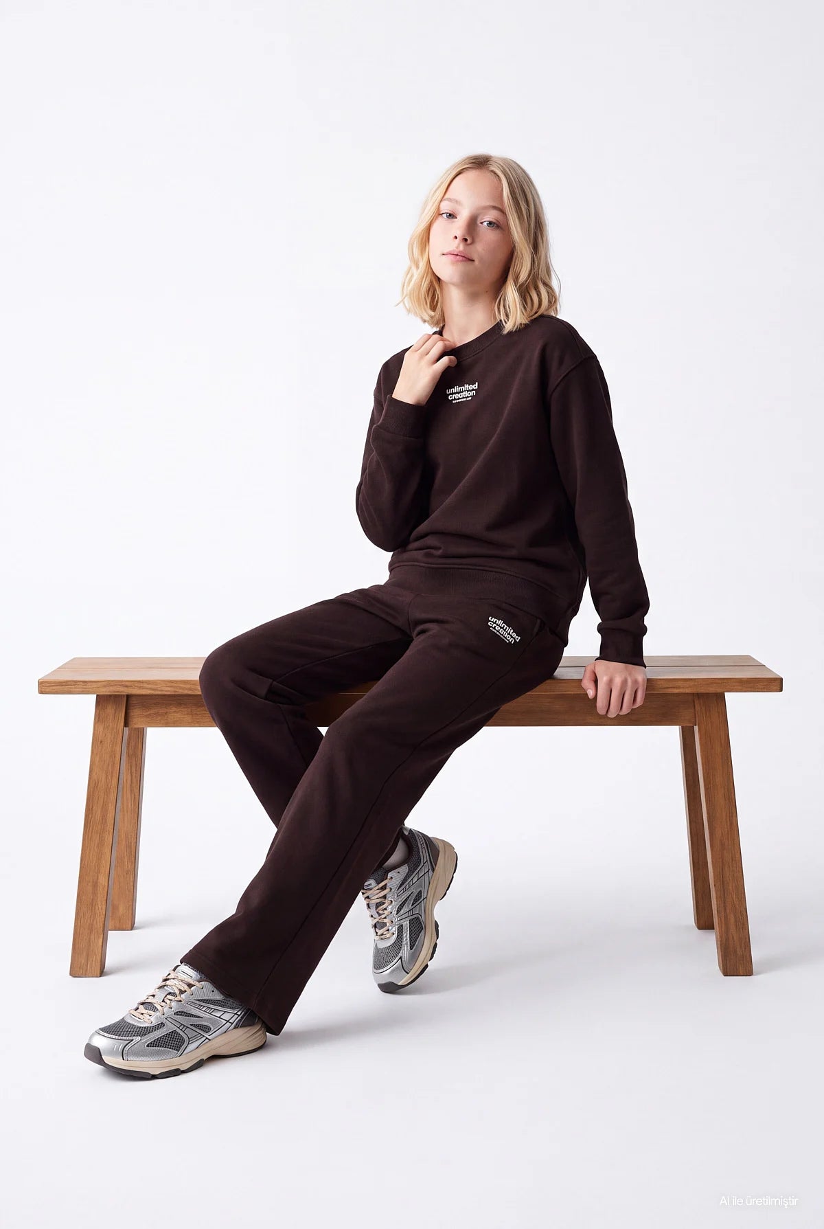 Girls' Loose-Fit Sweatpants