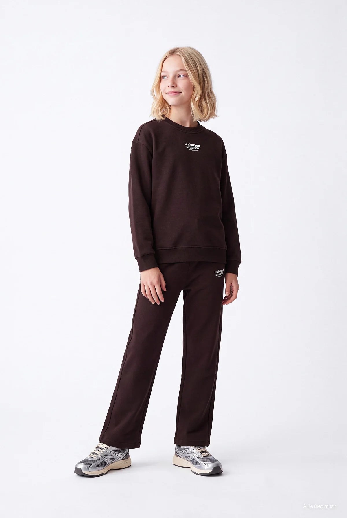 Girls' Loose-Fit Sweatpants