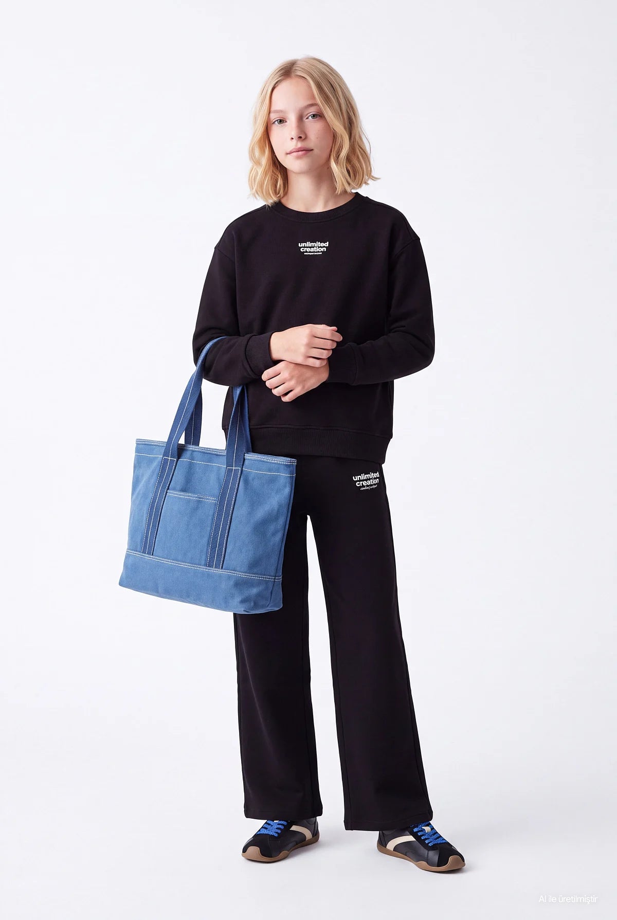 Girls' Loose-Fit Sweatpants