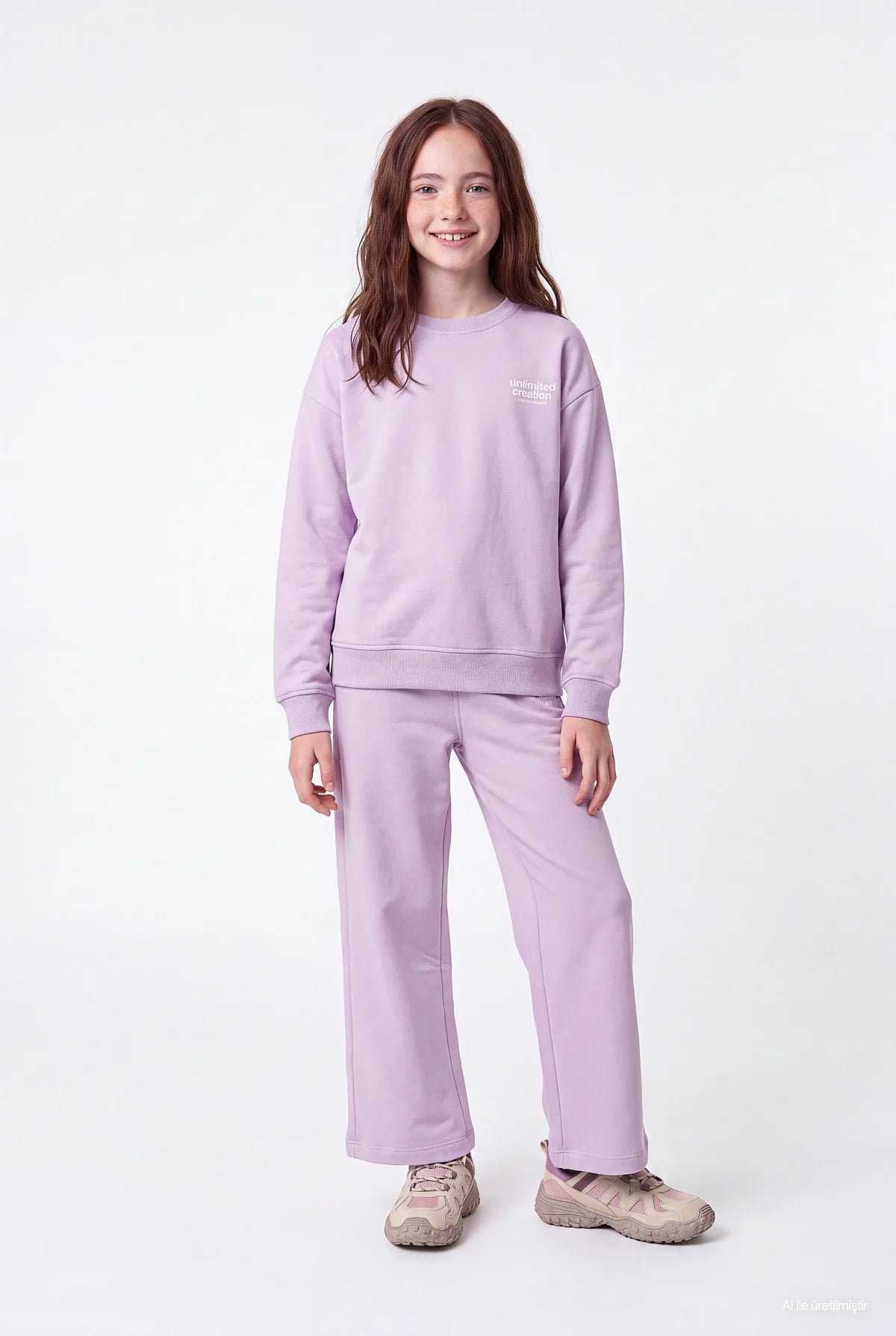 Girls' Loose-Fit Sweatpants