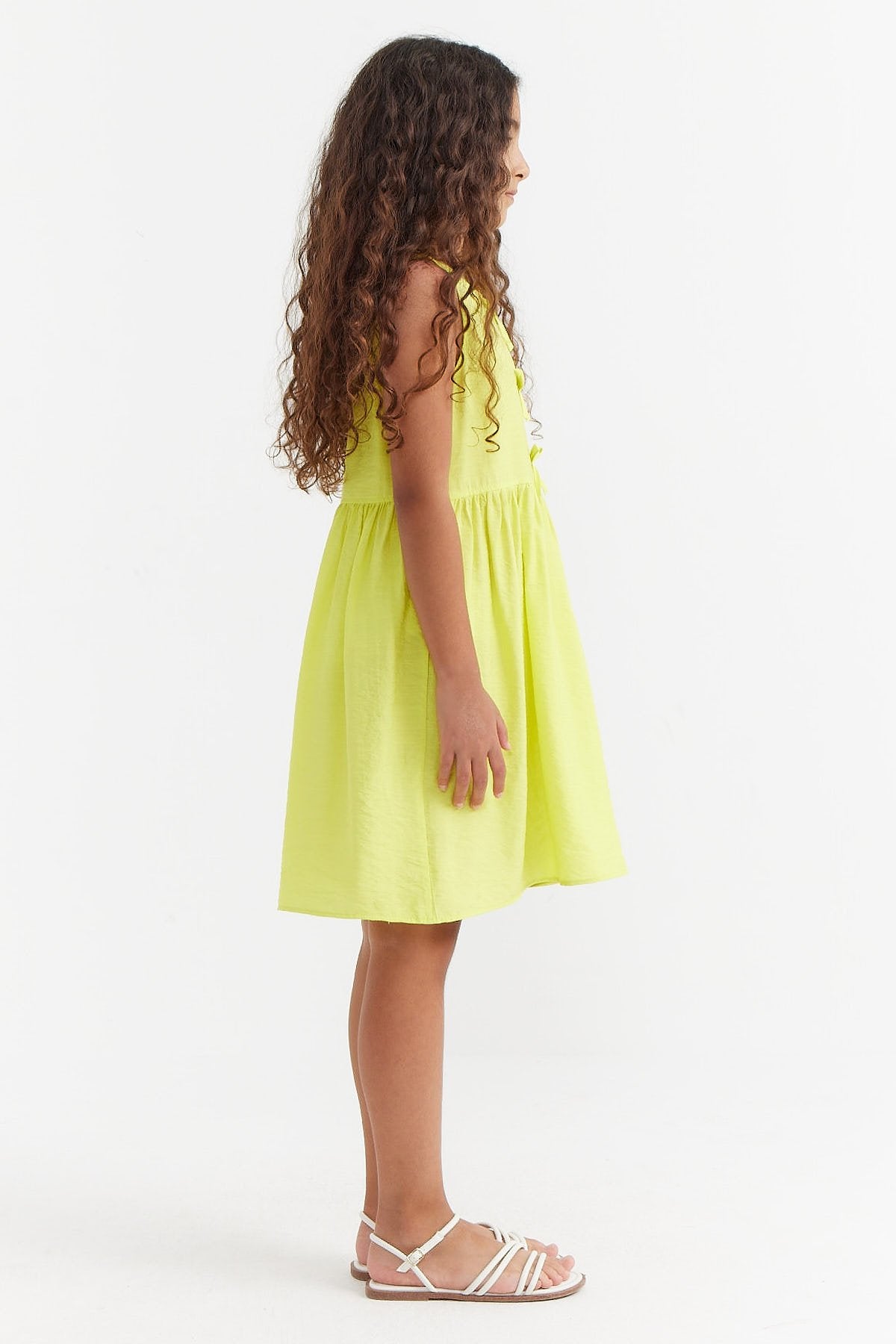 Girl's Ribbon Detailed Dress