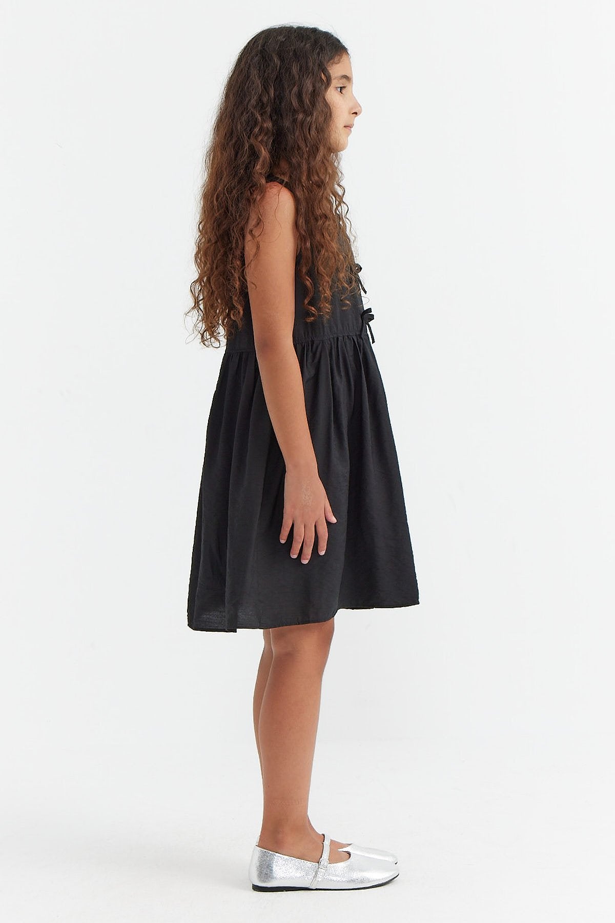 Girl's Ribbon Detailed Dress