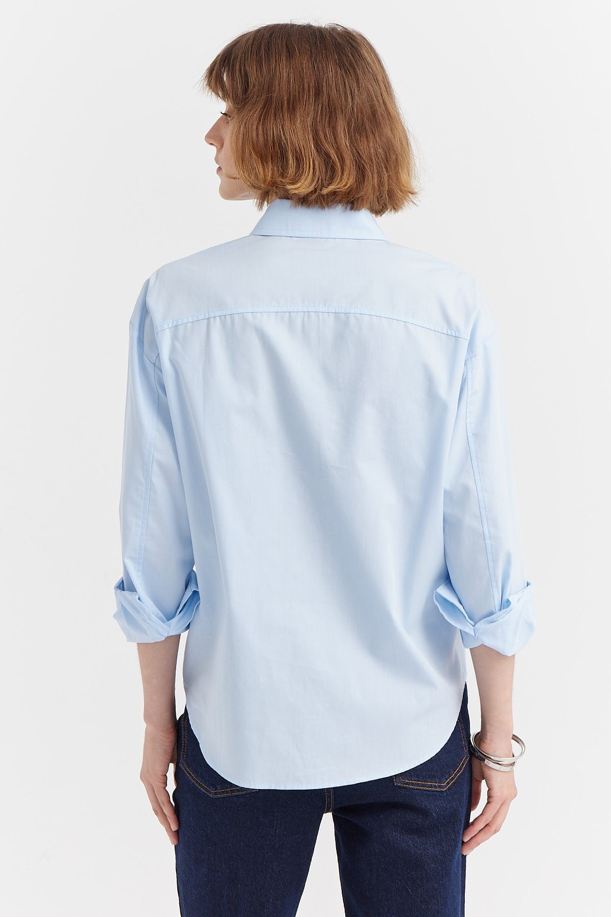 Women's Pocket Detailed Cotton Shirt