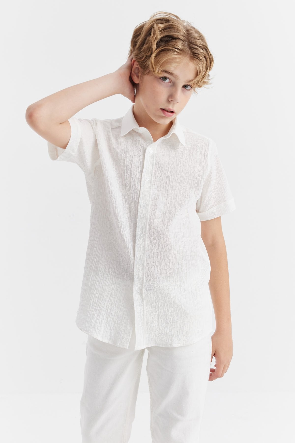 Boy's Textured Shirt
