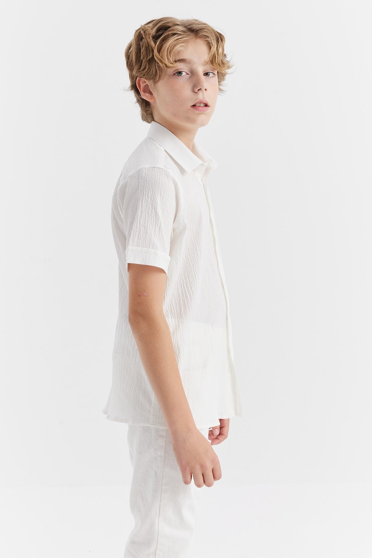 Boy's Textured Shirt